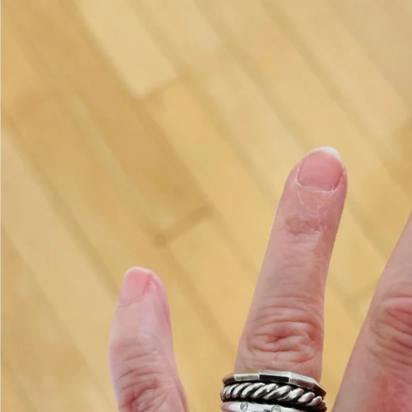 David Yurman triple stack ring, size 6 - Picture 4 of 6